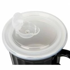 22 fl. oz. Black Ceramic Soup Bowls with Handles (Set of 1) by Mind Reader -Deals Mind Reader Store black mind reader bowls soumug22 blk 4f 1000