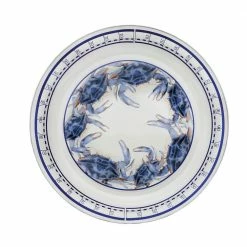 Blue Crab 20 in. Enamelware Serving Tray by Golden Rabbit -Deals Mind Reader Store blue golden rabbit serving trays se01 4f 1000
