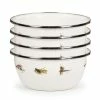 Fishing Fly 24 fl. oz. Enamelware Salad Bowls (Set of 4) by Golden Rabbit