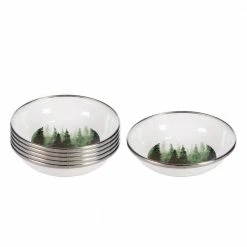 4 oz Forest Glen Enamelware Tasting Dish (Set of 6) by Golden Rabbit
