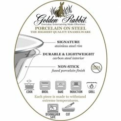 Forest Glen Enamelware Salad Plate (Set of 4) by Golden Rabbit -Deals Mind Reader Store forest glen golden rabbit salad plates dessert plates ft11s4 44 1000