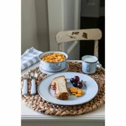 Baseball 3-Piece Feeding Set with Plate Bowl and Mug by Golden Rabbit -Deals Mind Reader Store golden rabbit dinnerware sets ba99 31 1000