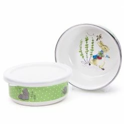 Polka Dot Peter 3-Piece Feeding Set with Plate Bowl and Mug by Golden Rabbit -Deals Mind Reader Store golden rabbit dinnerware sets bpm99 1f 1000