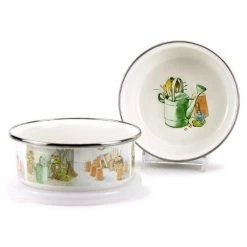 Peter and the Watering Can 3-Piece Feeding Set with Plate Bowl and Mug by Golden Rabbit -Deals Mind Reader Store golden rabbit dinnerware sets wc99 1f 1000