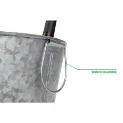 26 qt. Large Silver Metal Beverage Tub with Handles by Mind Reader -Deals Mind Reader Store mind reader beverage tubs itublg sil 1f 1000