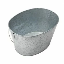 Small Galvanized Steel Beverage Tub with Handles in Silver by Mind Reader -Deals Mind Reader Store mind reader beverage tubs itubsm sil 44 1000