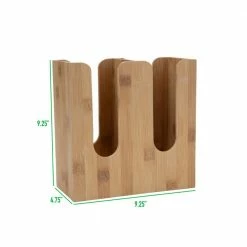 Brown Bamboo Condiment Storage with 2-Rows for Cups and Lids by Mind Reader 12 Brown Bamboo Condiment Storage with 2-Rows for Cups and Lids by Mind Reader -Deals Mind Reader Store mind reader condiment servers 2cupbm brn fa 1000