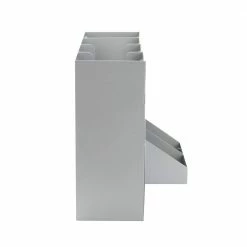 Multi-Section Condiment Station in Silver by Mind Reader 9 Multi-Section Condiment Station in Silver by Mind Reader -Deals Mind Reader Store mind reader condiment servers 2cupcave sil 4f 1000