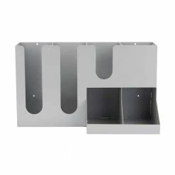 Multi-Section Condiment Station in Silver by Mind Reader