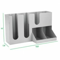 Multi-Section Condiment Station in Silver by Mind Reader 12 Multi-Section Condiment Station in Silver by Mind Reader -Deals Mind Reader Store mind reader condiment servers 2cupcave sil fa 1000