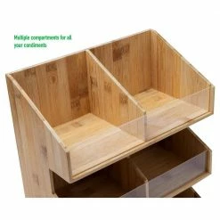 6-Section Coffee Condiment Organizer by Mind Reader -Deals Mind Reader Store mind reader condiment servers 3t2twd brn 1f 1000