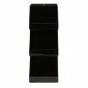 Fancy 3-Shelf Black Acrylic Condiment Organizer by Mind Reader
