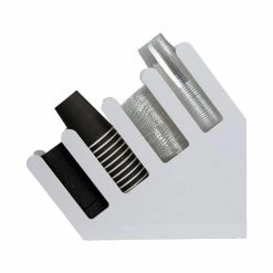 White 'Fancy' Acrylic 4-Compartment Cup and Lid Holder by Mind Reader -Deals Mind Reader Store mind reader condiment servers 4acuphold wht 44 1000