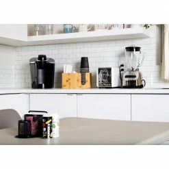 Bamboo 3-Compartment Organizer for Condiments in Brown by Mind Reader -Deals Mind Reader Store mind reader condiment servers barbm brn 31 1000