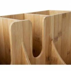 Bamboo 9-Compartment Multi-Level Organizer for Condiments Brown by Mind Reader -Deals Mind Reader Store mind reader condiment servers bm3layer9 brn 1f 1000