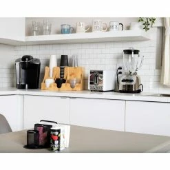 Bamboo 9-Compartment Multi-Level Organizer for Condiments Brown by Mind Reader -Deals Mind Reader Store mind reader condiment servers bm3layer9 brn 31 1000