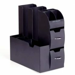 All in One Black K-Cup Storage Organizer and Napkin Holder by Mind Reader
