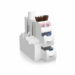 'Organizer' Coffee Condiment Caddy Organizer, White by Mind Reader