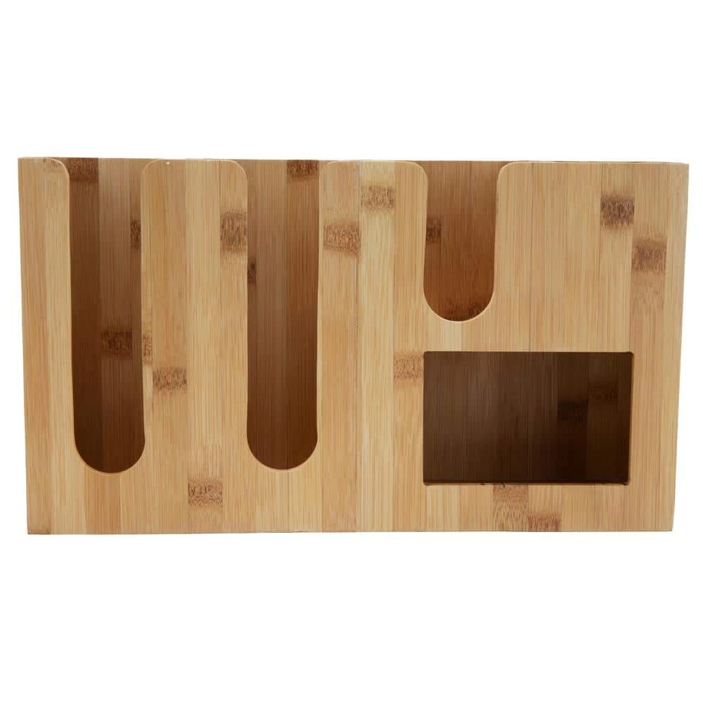 Bamboo 5-Section Condiment Organizer Brown by Mind Reader 1 Bamboo 5-Section Condiment Organizer Brown by Mind Reader