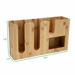 Bamboo 5-Section Condiment Organizer Brown by Mind Reader 12 Bamboo 5-Section Condiment Organizer Brown by Mind Reader -Deals Mind Reader Store mind reader condiment servers cavebm brn fa 1000