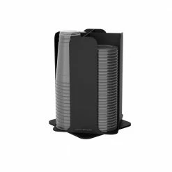 Cup & Lid Organizer & Coffee Condiment Organizer, 15 Compartment, Black by Mind Reader 9 Cup & Lid Organizer & Coffee Condiment Organizer, 15 Compartment, Black by Mind Reader -Deals Mind Reader Store mind reader condiment servers cdcom blk 4f 1000