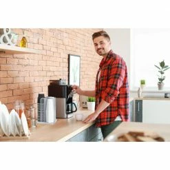 4-Compartment White Metal Mesh Carousel Cup and Lid Organizer by Mind Reader -Deals Mind Reader Store mind reader condiment servers cdispmesh wht 31 1000