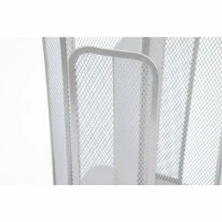 4-Compartment White Metal Mesh Carousel Cup and Lid Organizer by Mind Reader -Deals Mind Reader Store mind reader condiment servers cdispmesh wht fa 1000