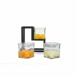 24 oz. 3-Compartment Tiered Black Metal Condiment Server Jar Stand, Garnish Station for Restaurant, Bars, Removable Jars by Mind Reader -Deals Mind Reader Store mind reader condiment servers conjar3 blk 44 1000
