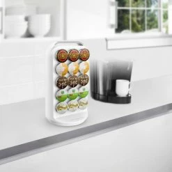 Apollo 30-Capacity White K-Cup Storage Carousel by Mind Reader -Deals Mind Reader Store mind reader condiment servers crs02 wht 31 1000