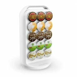 Apollo 30-Capacity White K-Cup Storage Carousel by Mind Reader