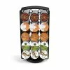 Black Holds 30-Metal Mesh Coffee Pod Storage K-Cup Carousel by Mind Reader