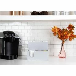 6-Compartment Condiment Station in Silver by Mind Reader -Deals Mind Reader Store mind reader condiment servers strawco sil 31 1000