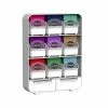 Baggy 9-Drawer 135-Bag White Tea Storage Holder by Mind Reader