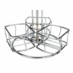 Silver Tea Bag Dispenser with Rotating Carousel by Mind Reader -Deals Mind Reader Store mind reader condiment servers tbwire60 sil 1f 1000