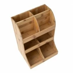 Bamboo 8-Section Condiment Organizer Brown by Mind Reader 8 Bamboo 8-Section Condiment Organizer Brown by Mind Reader -Deals Mind Reader Store mind reader condiment servers towerbm brn 4f 1000