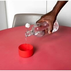 5-Piece 12-24 oz. Red Silicone Hydro Bottle Sleeve Cup Holder by Mind Reader -Deals Mind Reader Store mind reader drinking glasses sets 5slcup12 red 44 1000