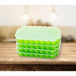 Silicone Green Hexagon Ice Mold Ice Trays (Set of 4) by Mind Reader 13 Silicone Green Hexagon Ice Mold Ice Trays (Set of 4) by Mind Reader -Deals Mind Reader Store mind reader ice trays 4sice grn 31 1000