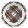 Highland Plaid 20 in. Enamelware Serving Tray by Golden Rabbit