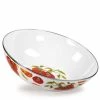 Tomatoes 5 qt. Enamelware Round Catering Bowl by Golden Rabbit